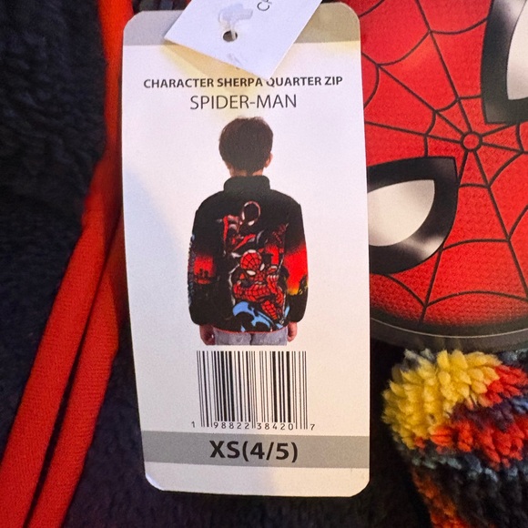 Marvel Spider-Man Kids Costume Jacket - Black and Red - Picture 10 of 12